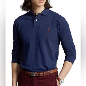 POLO RALPH LAUREN| classic fit soft touch ; long sleeve blue men’s size large